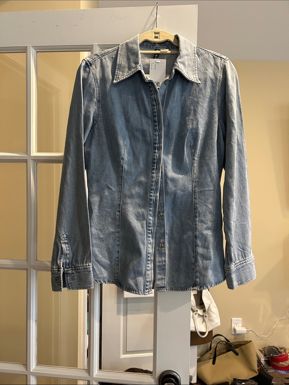 H&M Light Blue Denim Jacket for Women
